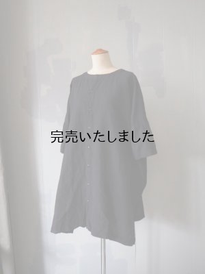 画像7: jujudhau(ズーズーダウ) RECTANGLE TUNIC-レクタングルチュニック- リネンコットンブラック