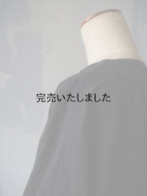 画像10: jujudhau(ズーズーダウ) RECTANGLE TUNIC-レクタングルチュニック- リネンコットンブラック