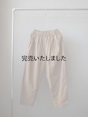 画像1: jujudhau(ズーズーダウ) TUCK PANTS-タックパンツ-チノベージュ