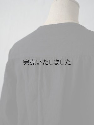 画像10: jujudhau(ズーズーダウ) 12 BUTTON SHIRTS-１２ボタンシャツ-リネンコットンブラック