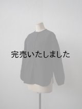 jujudhau(ズーズーダウ) 12 BUTTON SHIRTS-１２ボタンシャツ-リネンコットンブラック