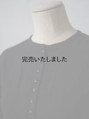 画像5: jujudhau(ズーズーダウ) 12 BUTTON SHIRTS-１２ボタンシャツ-リネンコットンブラック