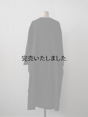 画像4: jujudhau(ズーズーダウ) BUTTON DRESS-ボタンドレス-リネンコットンブラック