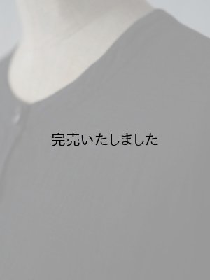 画像6: jujudhau(ズーズーダウ) BUTTON DRESS-ボタンドレス-リネンコットンブラック