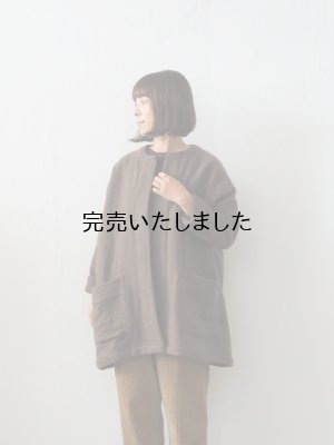 画像2: jujudhau(ズーズーダウ) POCKET JACKET TEDDY BROWN