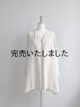 jujudhau(ズーズーダウ) SHIRTS JACKET-シャツジャケット- LINEN H.B NATURAL
