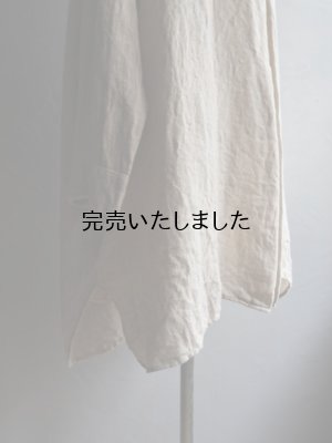 画像7: jujudhau(ズーズーダウ) SHIRTS JACKET-シャツジャケット- LINEN H.B NATURAL