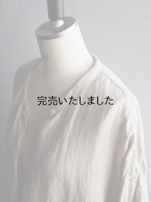 画像8: jujudhau(ズーズーダウ) SHIRTS JACKET-シャツジャケット- LINEN H.B NATURAL