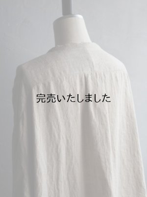 画像12: jujudhau(ズーズーダウ) SHIRTS JACKET-シャツジャケット- LINEN H.B NATURAL