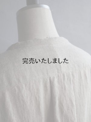 画像13: jujudhau(ズーズーダウ) SHIRTS JACKET-シャツジャケット- LINEN H.B NATURAL