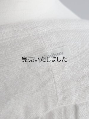 画像16: jujudhau(ズーズーダウ) SHIRTS JACKET-シャツジャケット- LINEN H.B NATURAL