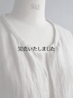 画像5: jujudhau(ズーズーダウ) SHIRTS JACKET-シャツジャケット- LINEN H.B NATURAL