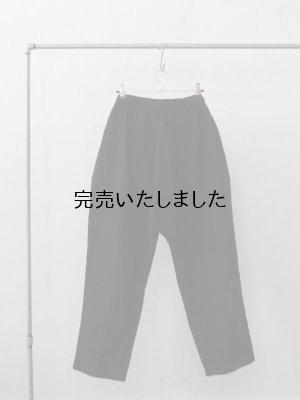 画像5: jujudhau(ズーズーダウ) TUCK PANTS-タックパンツ-チノブラック