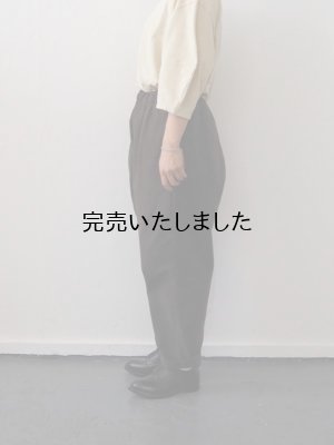 画像2: jujudhau(ズーズーダウ) TUCK PANTS-タックパンツ-チノブラウン