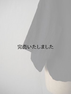 画像7: jujudhau(ズーズーダウ) PRIMP SHIRTS-プリンプシャツ-リネンコットンブラック