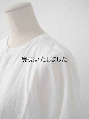 画像9: jujudhau(ズーズーダウ) RECTANGLE TUNIC-レクタングルチュニック-リネンコットンホワイト