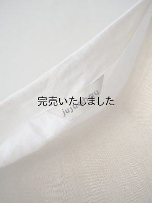 画像13: jujudhau(ズーズーダウ) RECTANGLE TUNIC-レクタングルチュニック-リネンコットンホワイト