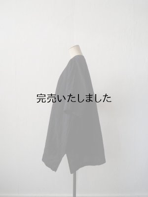 画像5: jujudhau(ズーズーダウ) RECTANGLE TUNIC-レクタングルチュニック-リネンコットンブラック
