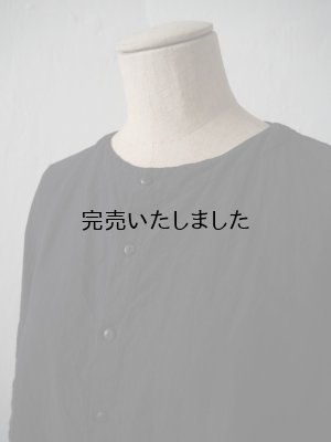 画像8: jujudhau(ズーズーダウ) RECTANGLE TUNIC-レクタングルチュニック-リネンコットンブラック