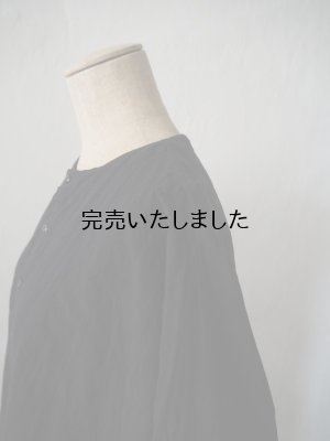 画像9: jujudhau(ズーズーダウ) RECTANGLE TUNIC-レクタングルチュニック-リネンコットンブラック