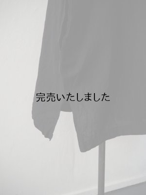 画像11: jujudhau(ズーズーダウ) RECTANGLE TUNIC-レクタングルチュニック-リネンコットンブラック