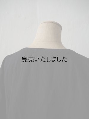 画像12: jujudhau(ズーズーダウ) RECTANGLE TUNIC-レクタングルチュニック-リネンコットンブラック