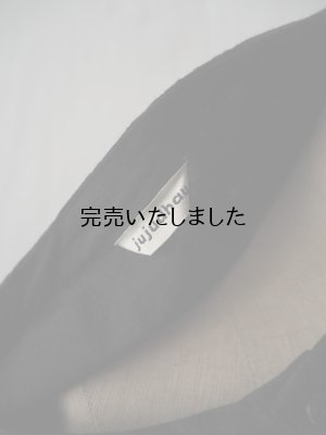 画像13: jujudhau(ズーズーダウ) RECTANGLE TUNIC-レクタングルチュニック-リネンコットンブラック