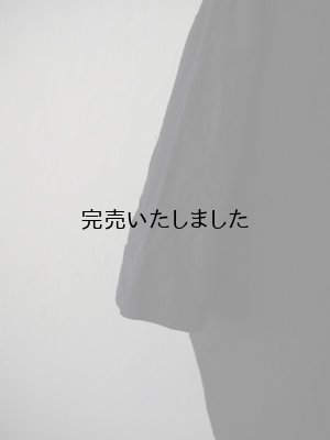画像11: jujudhau(ズーズーダウ) SMALL NECK SHIRTS-スモールネックシャツ-リネンコットンブラック