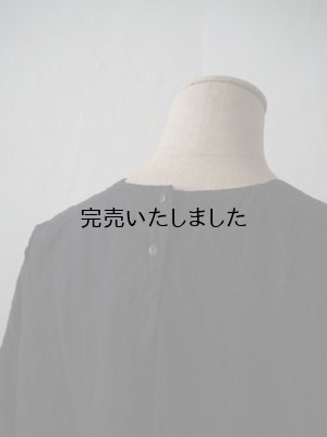 画像13: jujudhau(ズーズーダウ) SMALL NECK SHIRTS-スモールネックシャツ-リネンコットンブラック