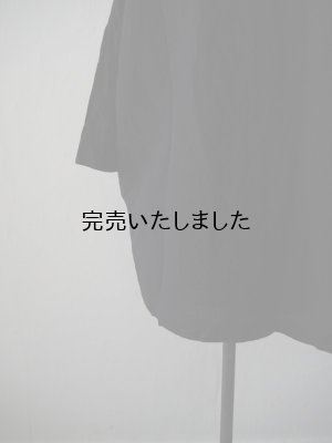 画像14: jujudhau(ズーズーダウ) SMALL NECK SHIRTS-スモールネックシャツ-リネンコットンブラック