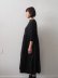 画像2: jujudhau(ズーズーダウ) TUCK DRESS-タックドレス-リネンコットンブラック