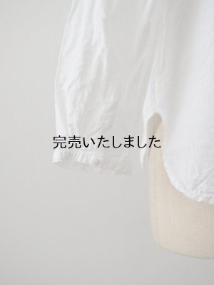 画像8: jujudhau(ズーズーダウ) 12 BUTTON SHIRTS-１２ボタンシャツ- リネンコットンホワイト