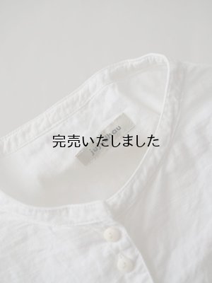 画像12: jujudhau(ズーズーダウ) 12 BUTTON SHIRTS-１２ボタンシャツ- リネンコットンホワイト
