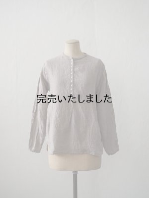 画像1: jujudhau(ズーズーダウ) 12 BUTTON SHIRTS-12ボタンシャツ- ナチュラル
