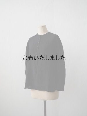 画像4: jujudhau(ズーズーダウ) 12 BUTTON SHIRTS-１２ボタンシャツ- ブラック