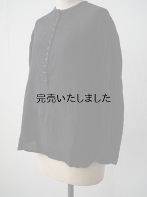 画像7: jujudhau(ズーズーダウ) 12 BUTTON SHIRTS-１２ボタンシャツ- ブラック