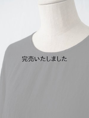 画像5: jujudhau(ズーズーダウ) BOX LONG DRESS-ボックスロングドレス-リネンブラック