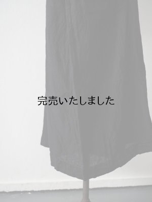 画像9: jujudhau(ズーズーダウ) BOX LONG DRESS-ボックスロングドレス-リネンブラック