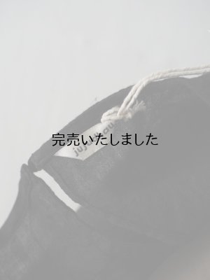 画像11: jujudhau(ズーズーダウ) BOX LONG DRESS-ボックスロングドレス-リネンブラック