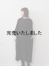 jujudhau(ズーズーダウ) DAIKEI DRESS-ダイケイドレス-リネンブラック