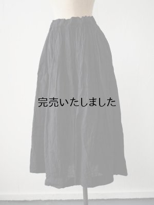 画像9: jujudhau(ズーズーダウ) GATHER SKIRT-ギャザースカート- ブラック