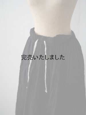 画像13: jujudhau(ズーズーダウ) GATHER SKIRT-ギャザースカート- ブラック