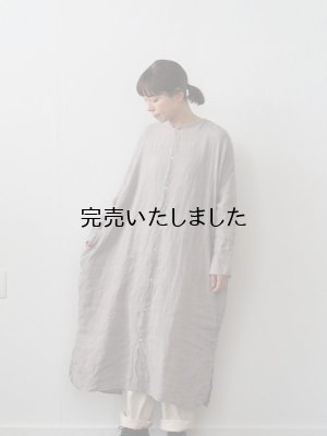 画像2: jujudhau(ズーズーダウ) LONG LONG SHIRTS-ロングロングシャツ- リネンナチュラル