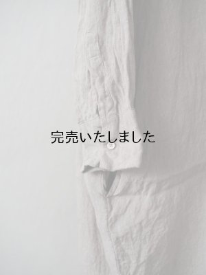 画像11: jujudhau(ズーズーダウ) LONG LONG SHIRTS-ロングロングシャツ- リネンナチュラル