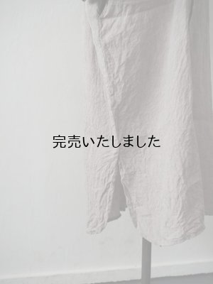 画像12: jujudhau(ズーズーダウ) LONG LONG SHIRTS-ロングロングシャツ- リネンナチュラル