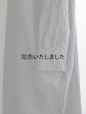 画像9: jujudhau(ズーズーダウ) LONG LONG SHIRTS リネンコットンブラック