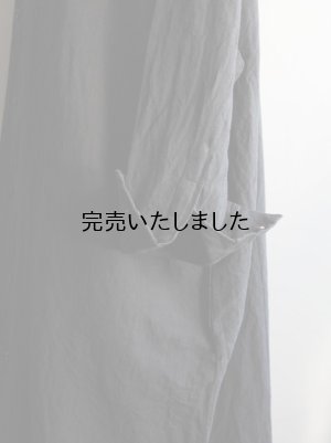 画像10: jujudhau(ズーズーダウ) LONG LONG SHIRTS リネンコットンブラック