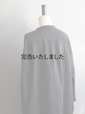 画像13: jujudhau(ズーズーダウ) LONG LONG SHIRTS リネンコットンブラック