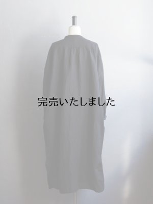 画像3: jujudhau(ズーズーダウ) LONG LONG SHIRTS リネンコットンブラック