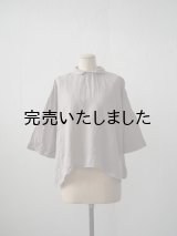 jujudhau(ズーズーダウ) PRIMP SHIRTS-プリンプシャツ- ナチュラル